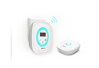 這是一款可以當(dāng)夜燈和時(shí)鐘使用的無(wú)線門鈴！